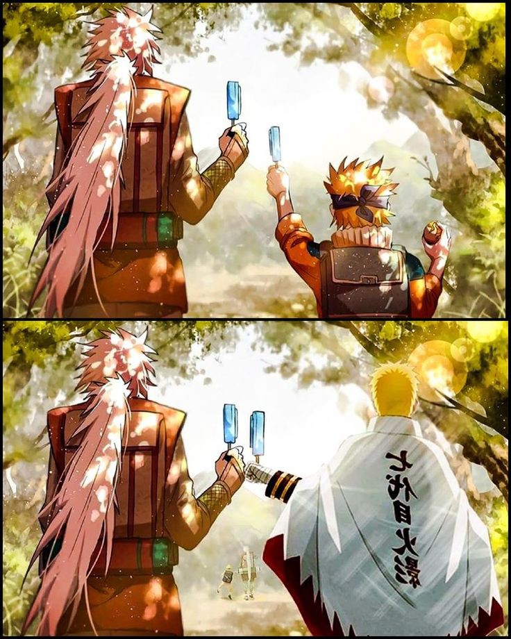 Naruto and Jiraya ❤️