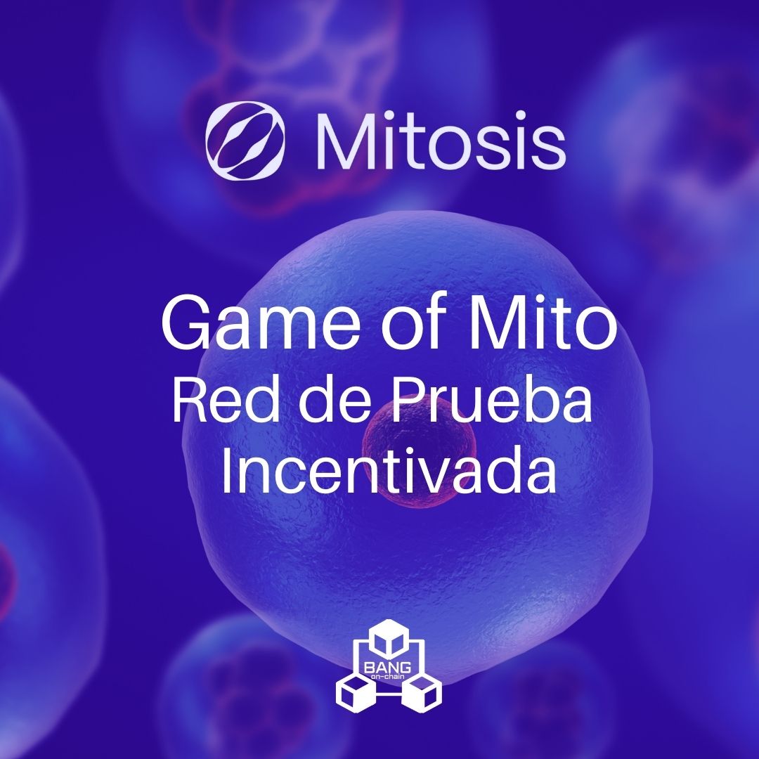 BangOnChain's tweet photo. ¡Finalmente, la prueba incentivada de #GameofMITO de Mitosis ya está activa! 🧬

Comienza tu juego de #Mitosis y gana XP para obtener una parte del airdrop de $MITO. 💥
🧵 https://t.co/UVKfLNS9WP