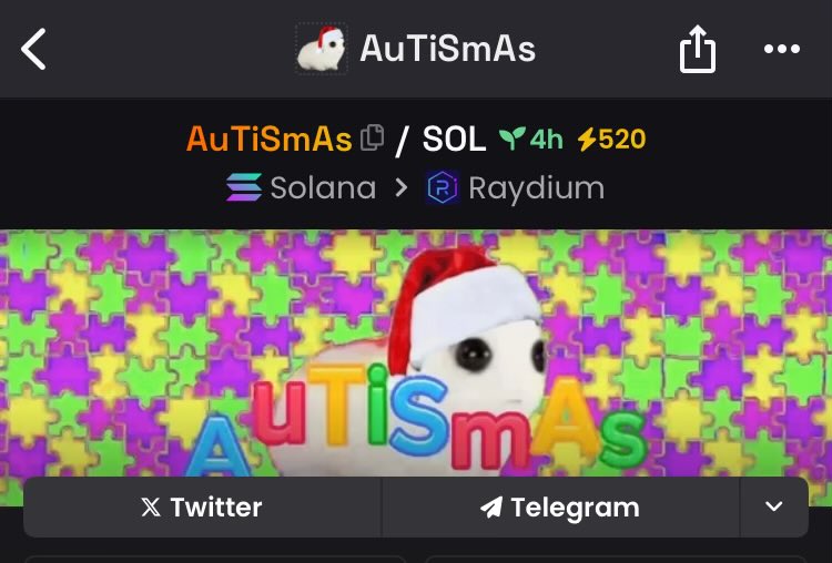 Crypto_d0c's tweet photo. @bane_sol Yea #autismas is here. First ATO
Autistic take over in full effect https://t.co/g2aOBvIIeH