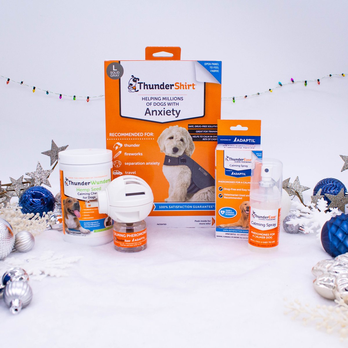 The holiday season is upon us, and so is the joy of giving! Give the gift of calm and enjoy 30% off your entire ThunderShirt cart using code JOY30 at checkout ❤️