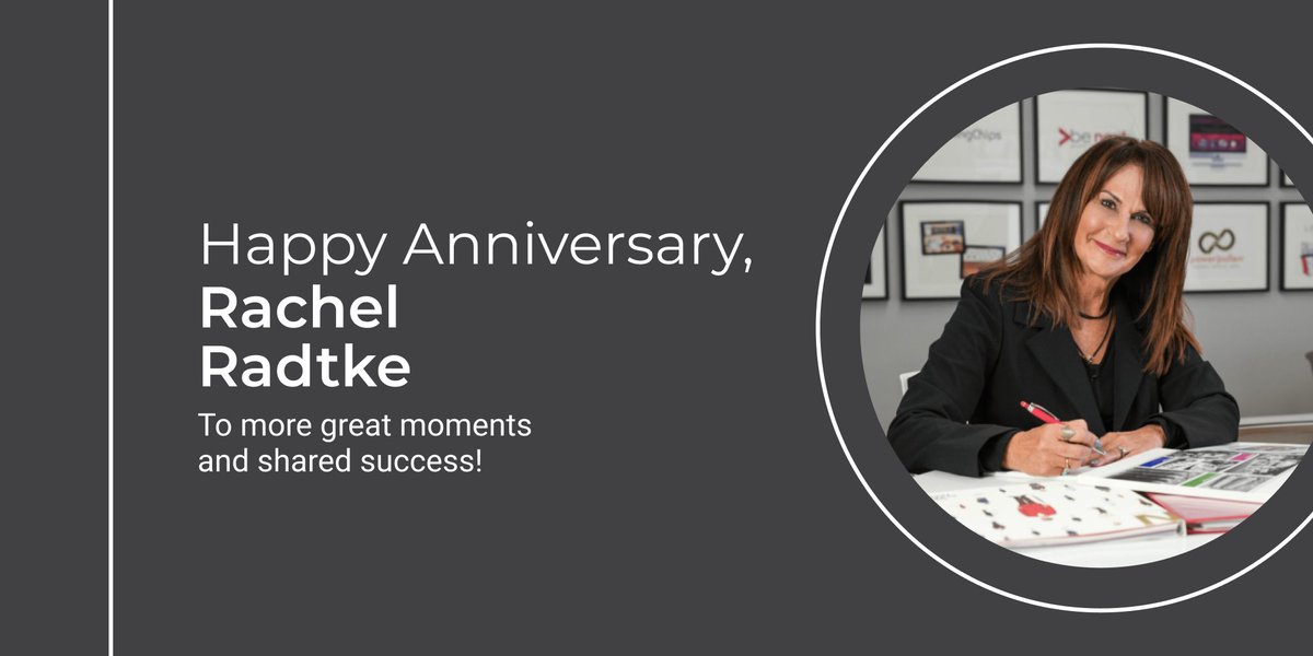 Happy Anniversary, Rachel Radtke! Your commitment to excellence in account direction has not only driven client success but has also set a high bar within Red Caffeine. Thank you for your hard work and for being an inspiration to us all.