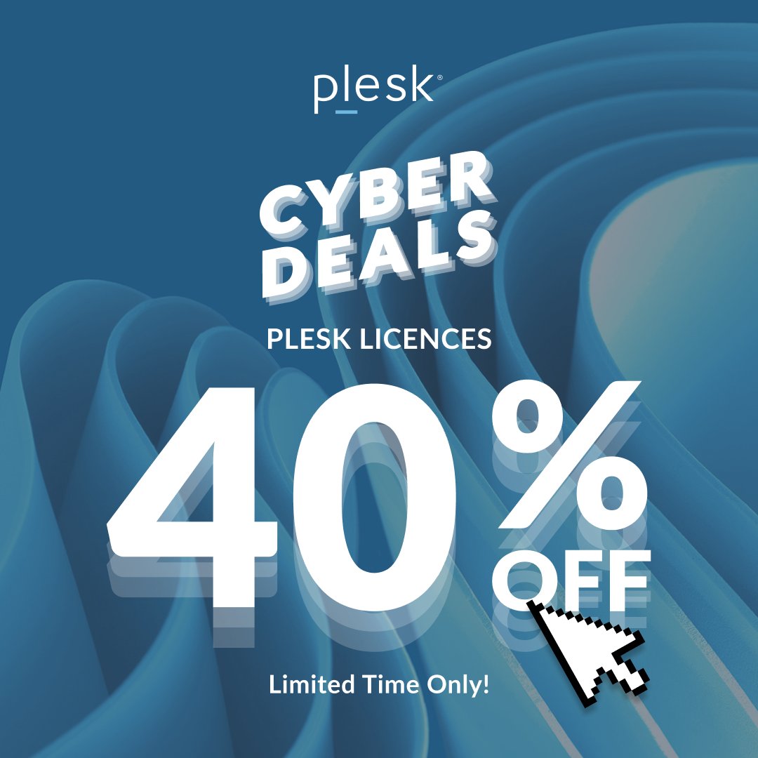 ✨ Black Friday is here! ✨ 
Now’s your chance to grab Plesk at up to 40% off new subscriptions! 
Power up your web management with unbeatable savings on the tools you trust. 

Act fast—these deals won’t last! b.link/8we659p3

#BlackFriday #PleskDeals