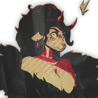 WOODEDGOAT's tweet photo. Four emerald hues widen with surprise, recoiling back as her hand releases the smaller hero's chin. Rhok'Zan bends down to face to face with them.

❝ Wow! You've certainly got a fire burning inside! You don't even know who you are speaking to. I like that . . . ❞ https://t.co/BM26vK4DWj