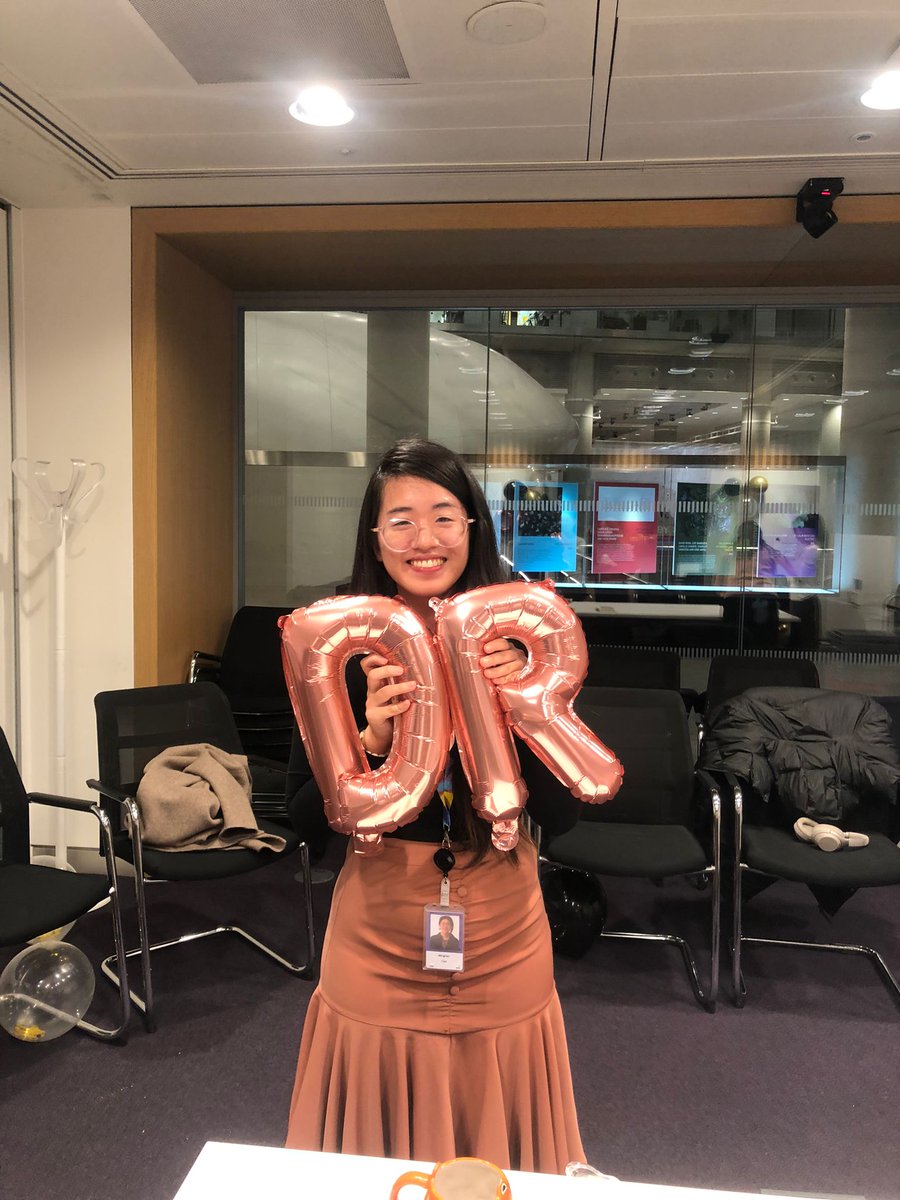 Rachida Ammari (@ammari_rachida) on Twitter photo What a day!
Congratulations to <a href="/mingran_cao/">Mingran Cao</a> for your PhD defense and beautiful viva that I have attended remotely!You made it with hard work and empathy which are key for long term success!
I wish you all the best🥰 What a day!
Congratulations to <a href="/mingran_cao/">Mingran Cao</a> for your PhD defense and beautiful viva that I have attended remotely!You made it with hard work and empathy which are key for long term success!
I wish you all the best🥰