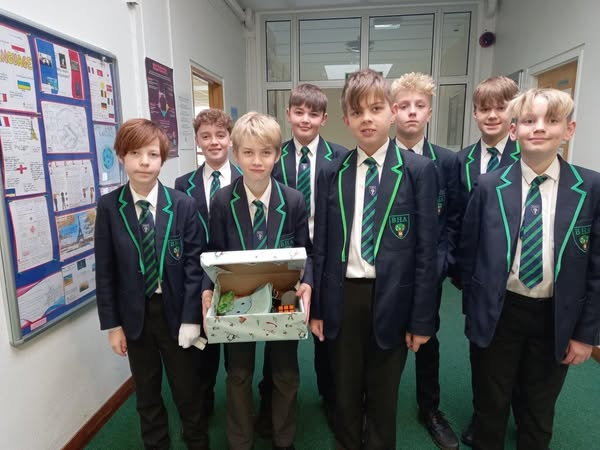 Thank you to our BHA Community for supporting the <a href="/Teams4u/">Teams4u</a>  shoebox appeal. We have lots of full boxes ready to be sent off to those in need.  Here's some of 7 Hill preparing their boxes. #community