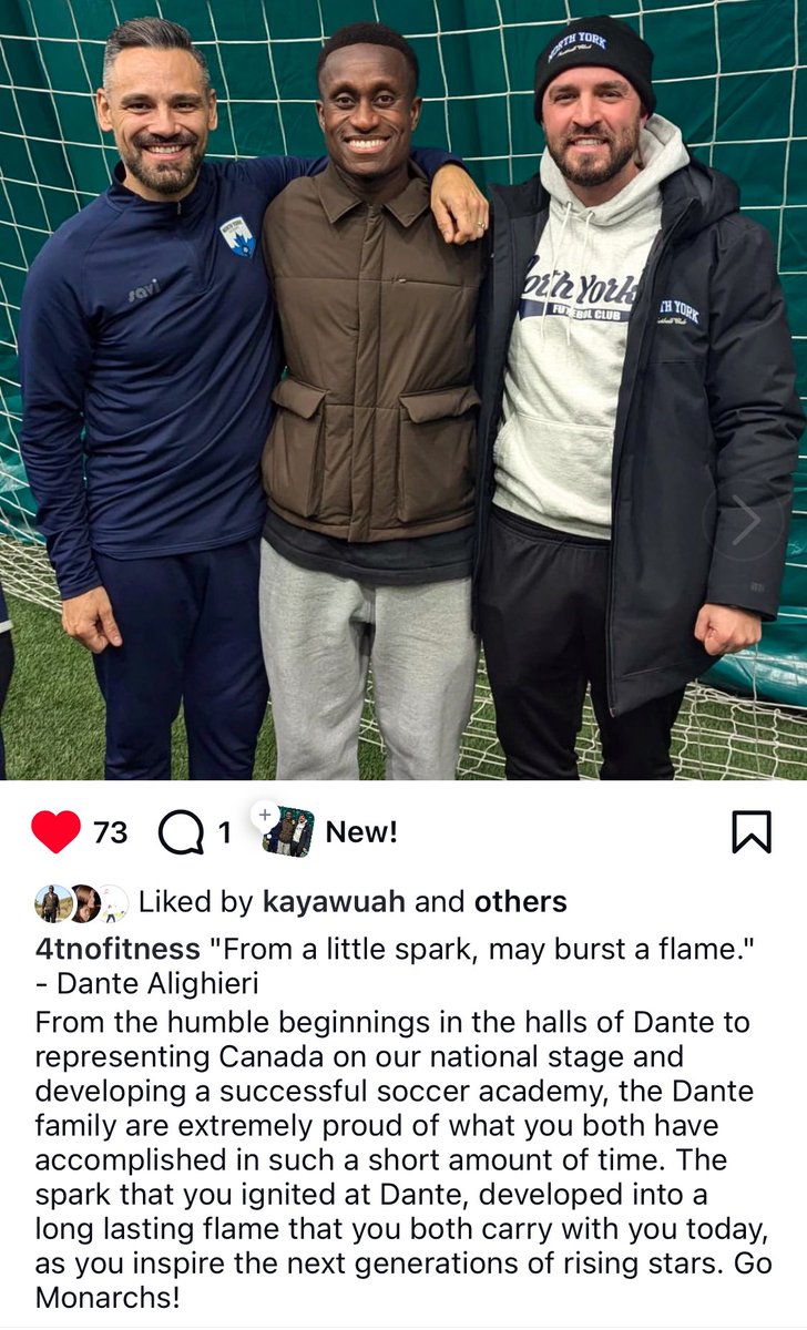Dante Alighieri Academy (@danteacademy) on Twitter photo "From a little spark, may burst a flame." - Dante Alighieri
Go Monarchs! <a href="/RichieLaryea_/">Richmond Laryea</a> <a href="/TCDSB/">Toronto Catholic District School Board</a> <a href="/CanadaSoccerEN/">Canada Soccer</a> <a href="/CANMNT_Official/">CANMNT</a> <a href="/TorontoFC/">Toronto FC</a> "From a little spark, may burst a flame." - Dante Alighieri
Go Monarchs! <a href="/RichieLaryea_/">Richmond Laryea</a> <a href="/TCDSB/">Toronto Catholic District School Board</a> <a href="/CanadaSoccerEN/">Canada Soccer</a> <a href="/CANMNT_Official/">CANMNT</a> <a href="/TorontoFC/">Toronto FC</a>