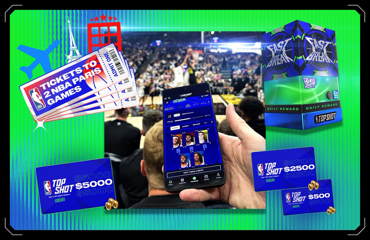 💥 New Fast Break Run Giveaway!
🚨 Set your #FastBreak lineups early today!
👉hoo.ps/fastbreak

⏰Day 1 of Run 4 starts at Noon ET with the NYK/CHA matchup!
👇Post your squad in the comments! 
🔥RT this post for a chance at a Premium Pack!