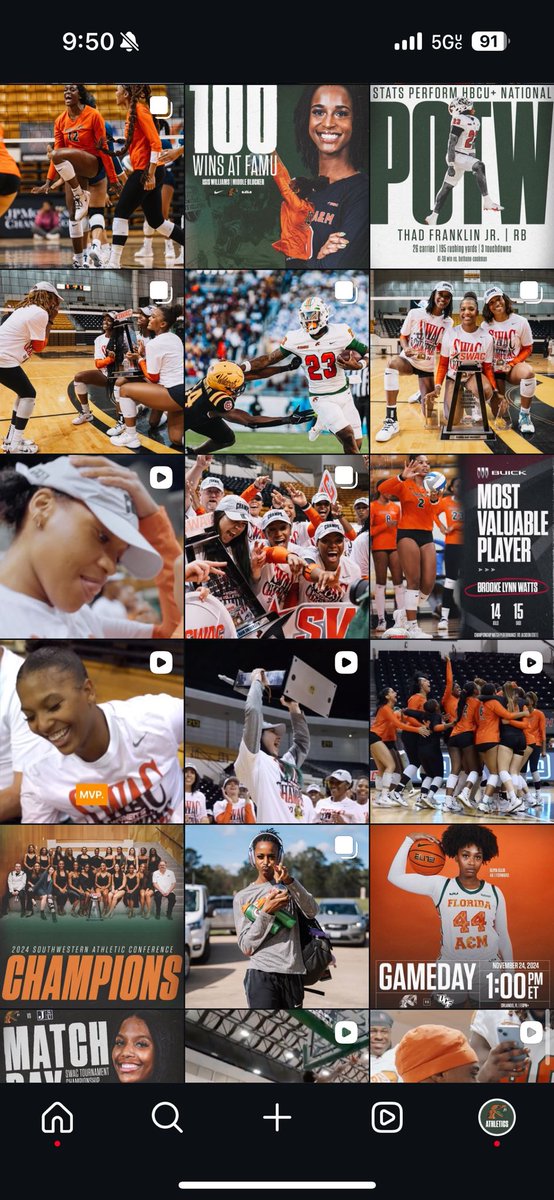 coachwestside's tweet photo. Super proud of my team for the hard work we’ve all put in this year pushing out content. 

The last 30 days our content has generated over 9.4 million views on Instagram alone. Pushing the FAMU brand out to the masses. 

#FAMU | #Rattlers | #SkullSparks https://t.co/IauHuiA4nt