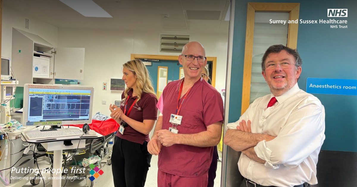 SASH NHS Trust (@sashnhs) on Twitter photo It was great showing <a href="/ChrisHopsonNHS/">Chris Hopson</a> around East Surrey Hospital today showcasing some of the important work our team are doing – including our Same Day Emergency Care unit for our most frail patients and how our digital team is transforming service delivery. It was great showing <a href="/ChrisHopsonNHS/">Chris Hopson</a> around East Surrey Hospital today showcasing some of the important work our team are doing – including our Same Day Emergency Care unit for our most frail patients and how our digital team is transforming service delivery.