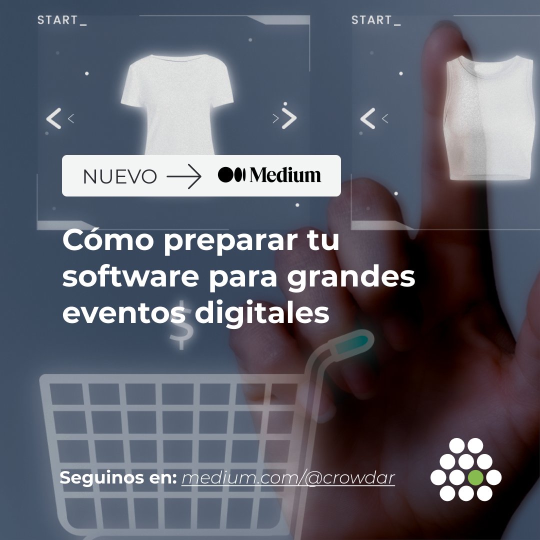 ¿Tu software está listo para los grandes eventos digitales? 🛒

Descúbrelo en este nuevo artículo de nuestro blog. 

🤓 Lee la nota completa: medium.com/@crowdar/c%C3%…

#Crowdar #softwaretesting #performancetesting #Ecommerce #calidaddesoftware