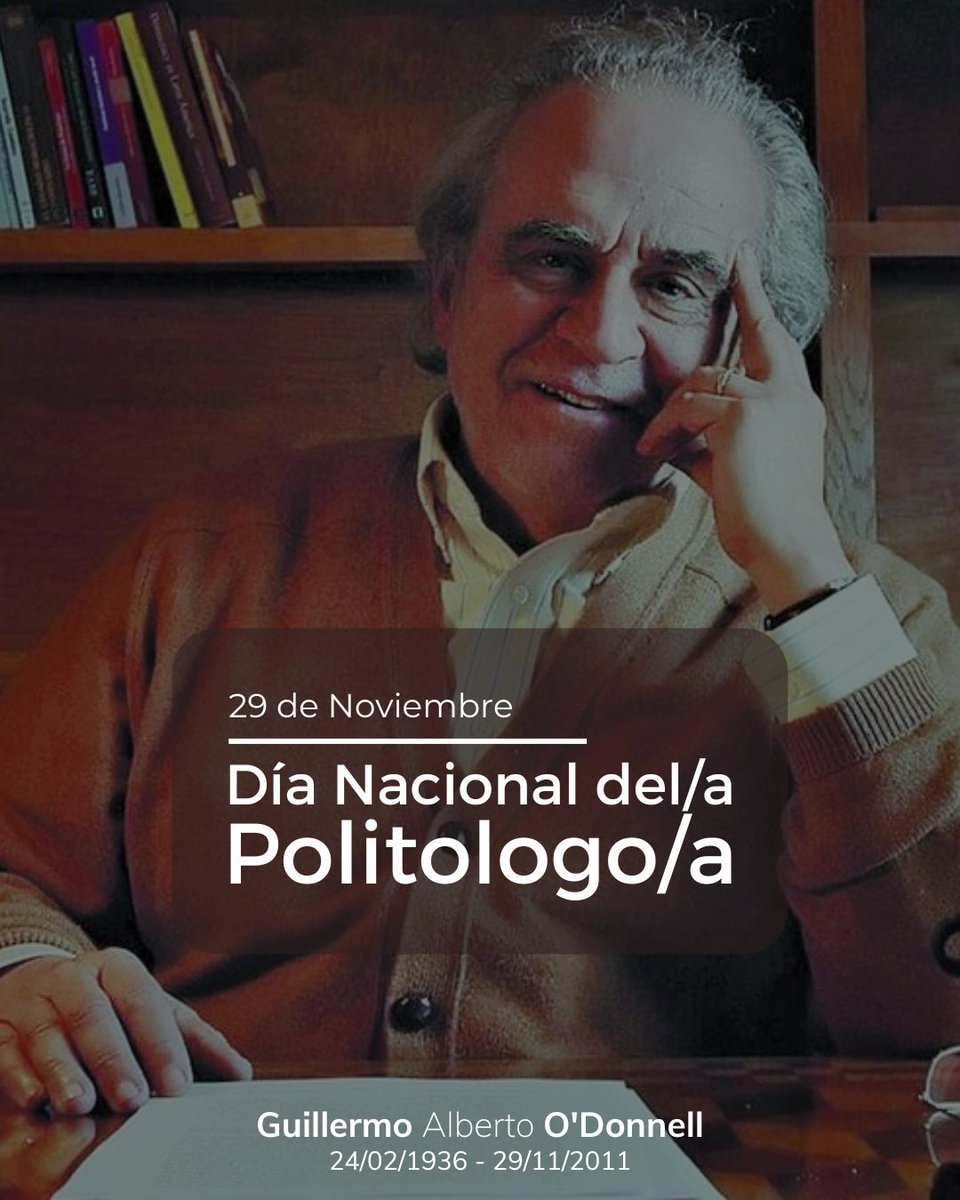cgiordelli's tweet photo. 29 de Noviembre | Día Nacional del Politólogo/a

Celebremos a quienes, desde la Ciencia Política, trabajan para construir una sociedad más justa, inclusiva y democrática.

¡Feliz día a todos los/as politólogos/as! https://t.co/iurayJXLtE