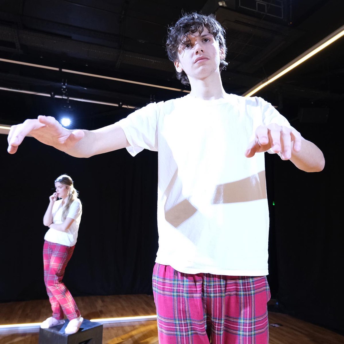 The Sixth Form production of '100' yesterday was a roaring success. We hosted Honywood and St Mary's schools for a matinee, and the sold out evening performance had the audience entranced from start to finish.
 
#PerformingArts #UAL #SixthForm