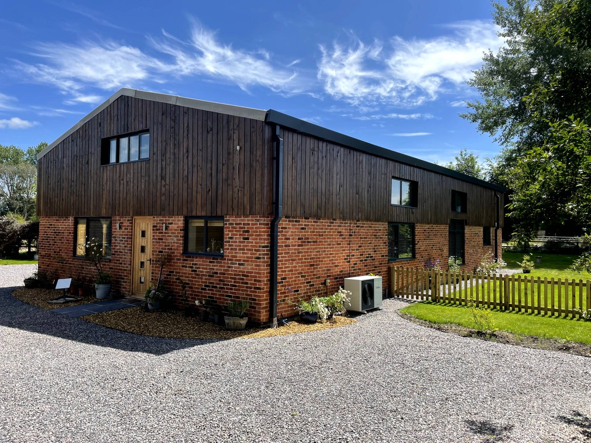 Step_Associates's tweet photo. Riverdale Barn was transformed into a stunning 4-bed home by our team. Our #Construction &amp; #Project Managers led the #renovation, while our #design team secured Planning Permission with Kernon Countryside. Completed in 2023, featuring eco-friendly systems &amp; landscaped grounds. https://t.co/62KzwysbyD