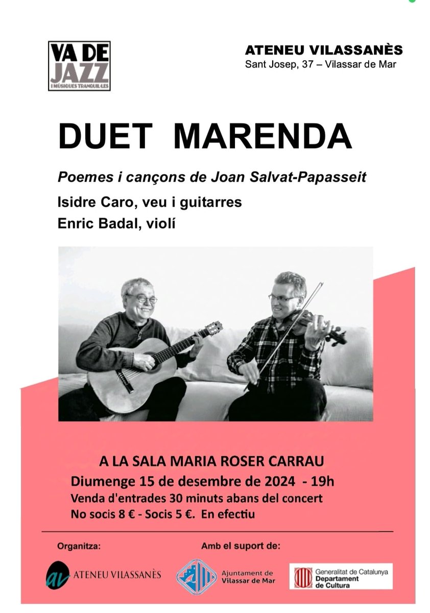 Diumenge 15 de desembre #vilassardemar #salvatpapasseit