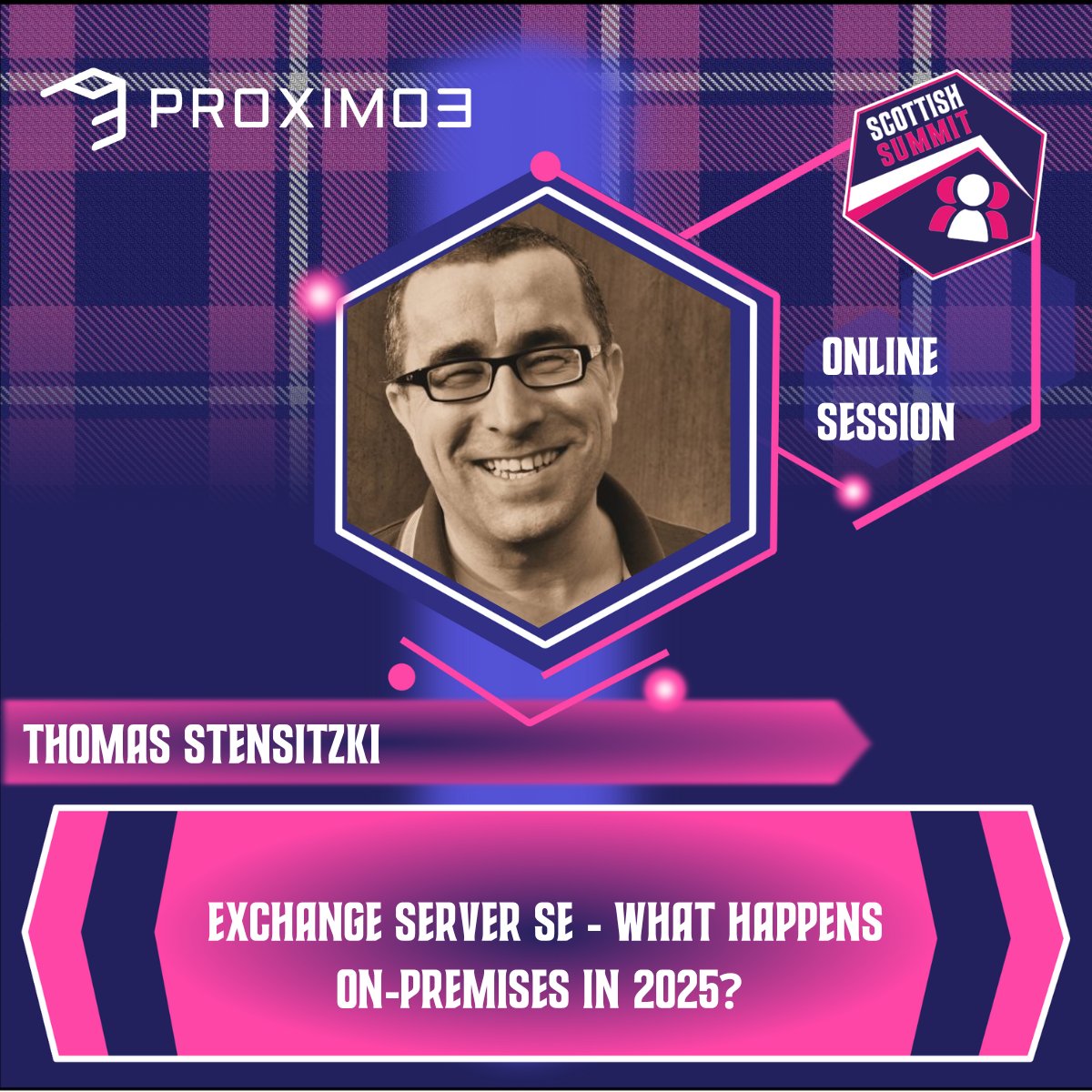 🌟Online Speaker Series Announcement! 🌟

Introducing Thomas Stensitzki presenting a session on "Exchange Server SE - What happens on-premises in 2025?".

Exchange Server still plays a significant role in the world of Microsoft's on-premises productivity servers. On 14 October