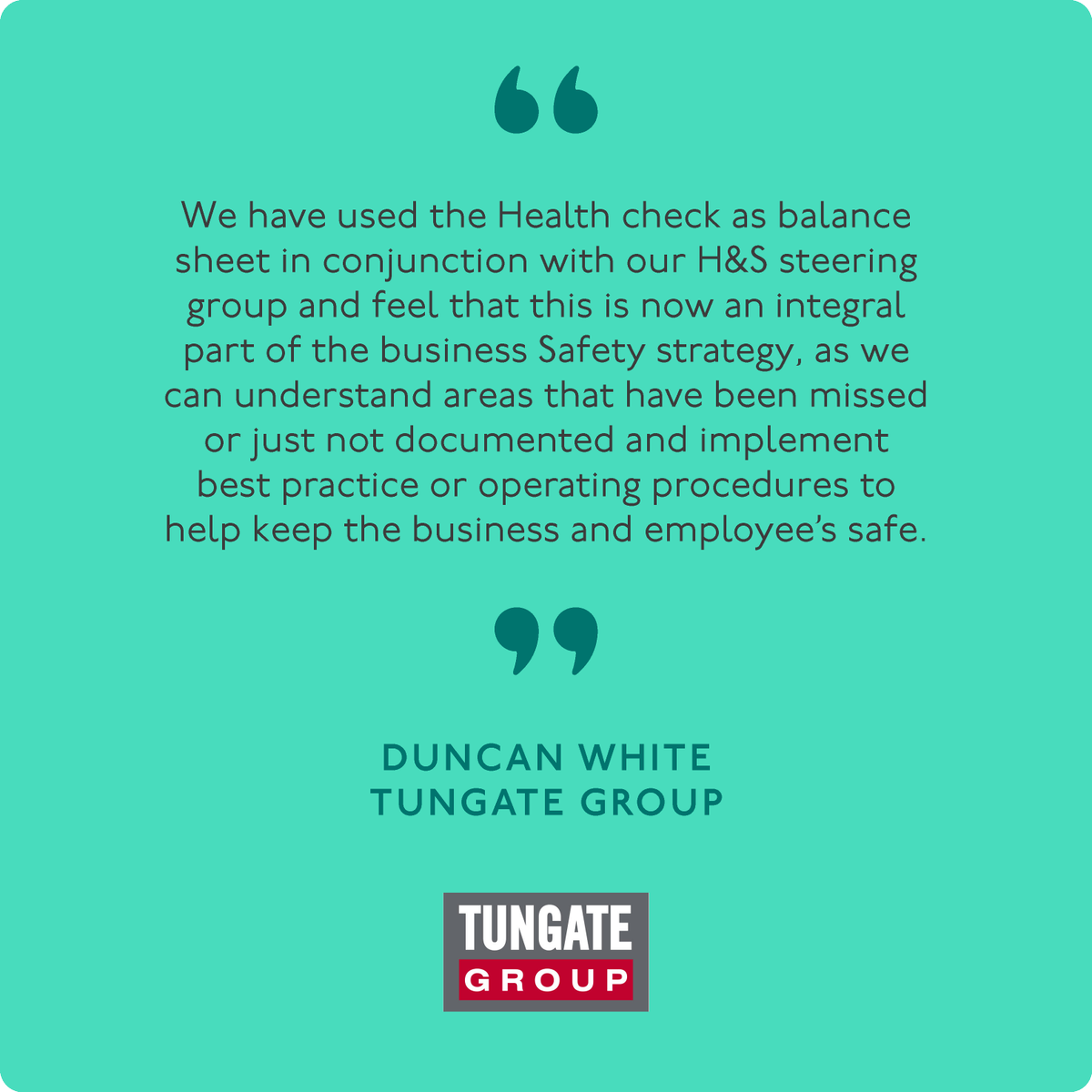 BPIF's tweet photo. Feedback like this makes us proud of the work we do.

Implementing safety procedures has positively impacted Tungate Group, and we’d love to help you achieve the same results.

Contact us today with any questions: https://t.co/NwcXVukHTA

#testimonial #bpif https://t.co/rhI8pNC16f