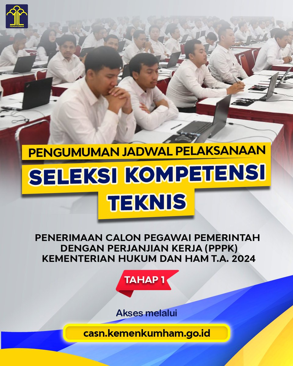 SELEKSI CASN KEMENKUMHAM tweet media