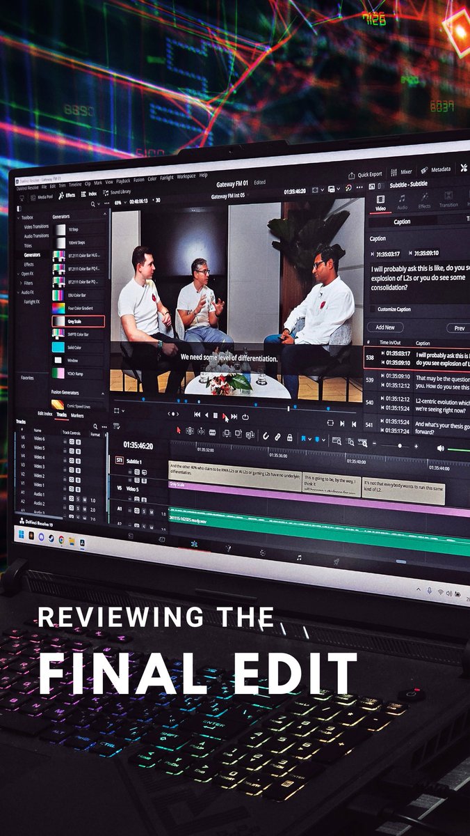 PhotoExpozure's tweet image. Reviewing the final edit with Paul Brody, Vasyl Kyryliuk and Pradeep Singh, the CEO Co-Founder of Gateway.FM speaking about the future of #Blockchain and their recent event at #DevCon24 in #Bangkok. 

#Gatewayfm