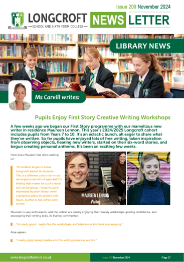 Longcroft School tweet media