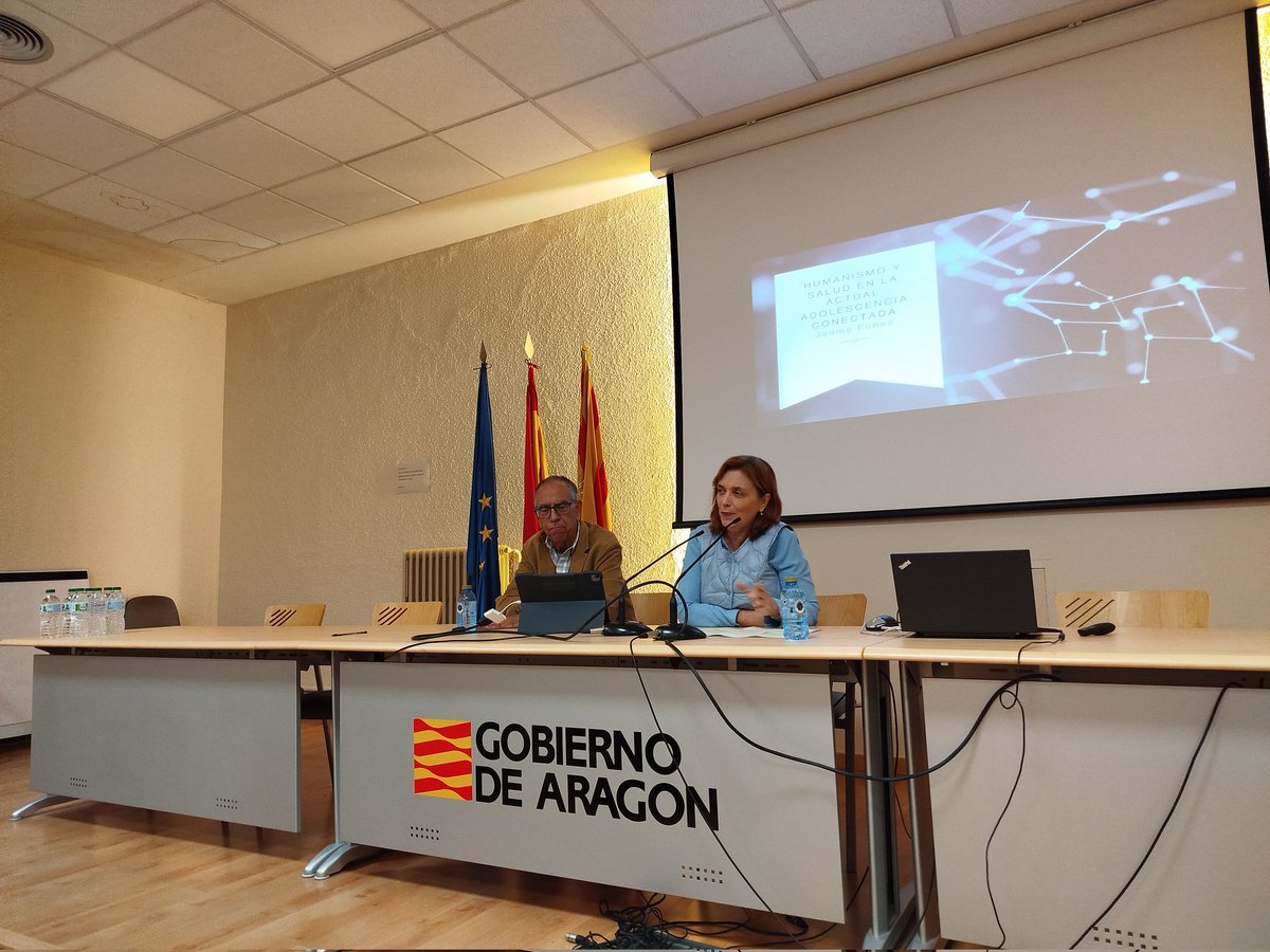 Dan comienzo las XX Jornadas #pantallassanas24 inauguradas por Nuria Gayan, Directora General de Salud Pública del Gobierno de Aragón, que celebra el 20° aniversario del programa