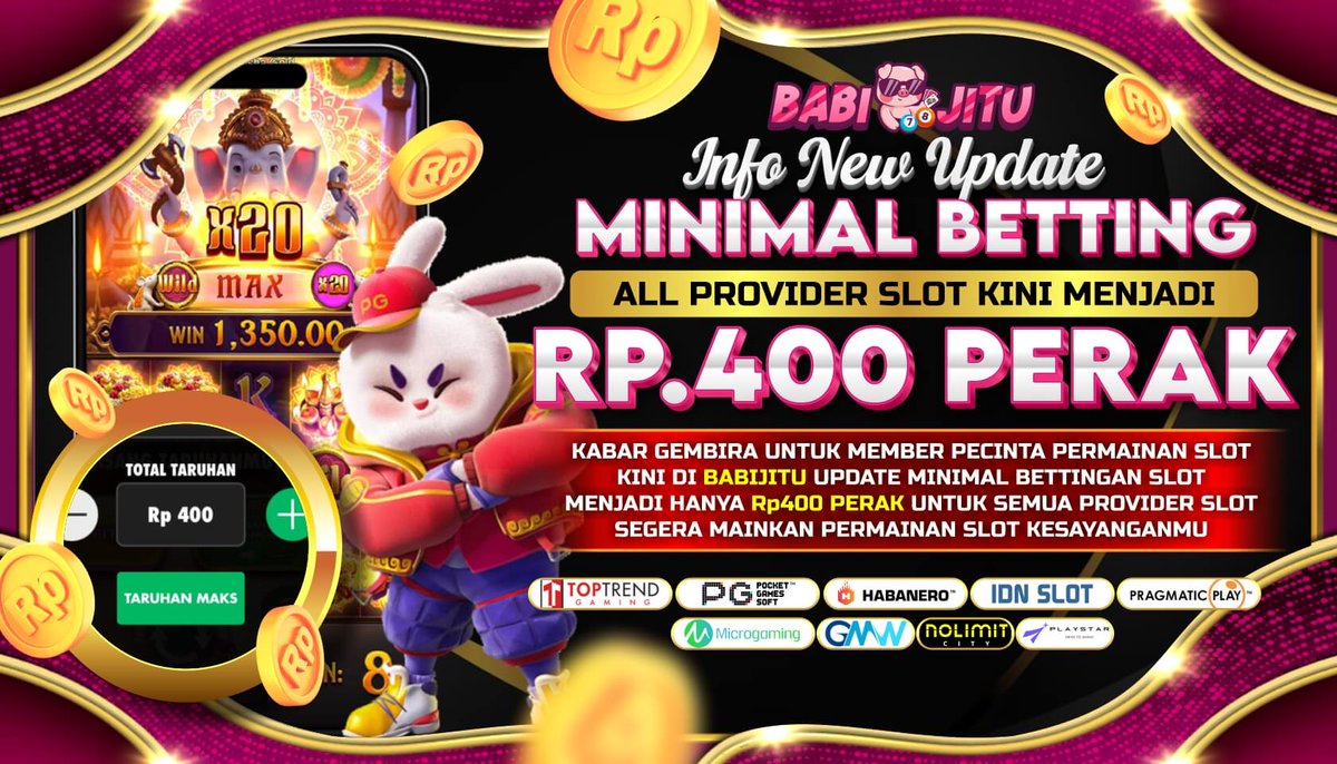 babijitu's tweet photo. 💥ALL PROVIDER SLOT Rp 400 Perak 

Sudah Gajian? Gas gas modal 5k sudah bisa main https://t.co/HBkHZmf5AM