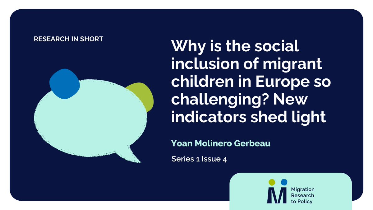 RESCUE_Italy's tweet photo. In the 4th #MigrationCoLab short, Yoan Molinero Gerbeau describes the IMMERSE project’s work to identify the unique needs of migrant children in Europe and what tools and strategies could support their integration.

Read it here⤵️  https://t.co/oRBl6eA4Wm https://t.co/nQ4ROmHZok