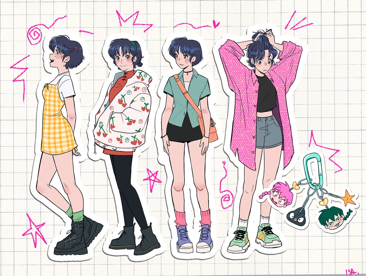 Some outfits for my favorite girl, Akane. #らんま