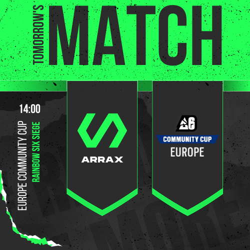 TeamArrax's tweet photo. 🔹Europe Community Cup 

⏰14:00 CET
🟣https://t.co/VTe6VYXy29 https://t.co/U1bAzndRwv