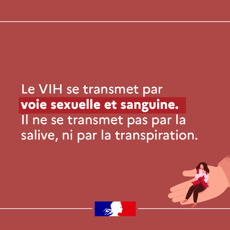 Sante_Gouv's tweet photo. 📅 C'est la journée mondiale de lutte contre le #sida.

Comment se transmet le #VIH ? ⤵

Retrouvez toutes les informations sur les différents moyens de prévention sur : https://t.co/rqHAz5gJlR

#JMS