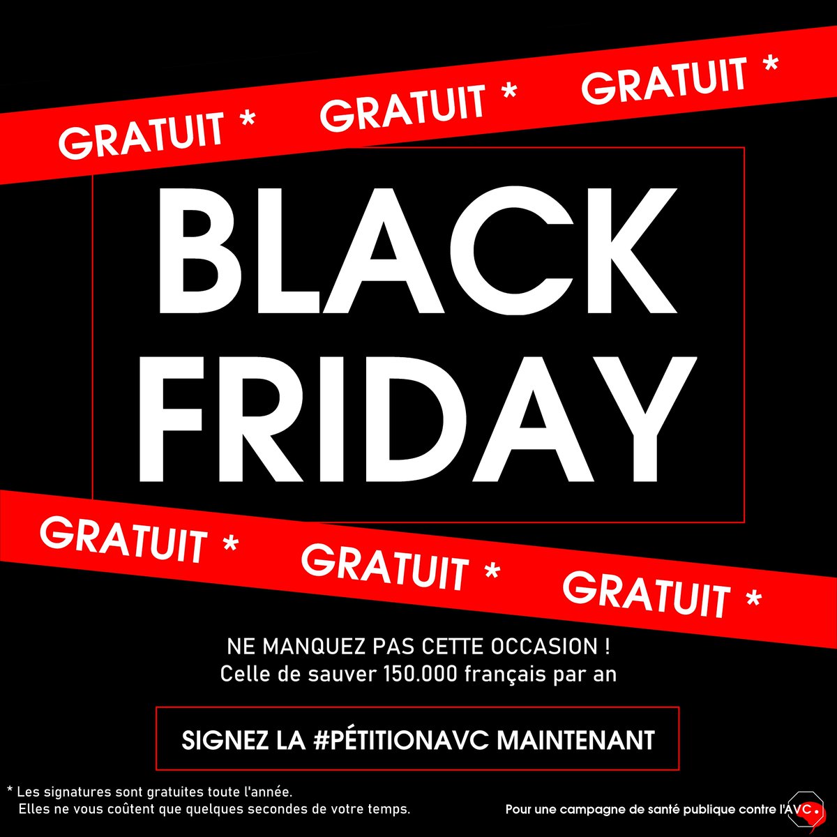 A ne surtout pas manquer !
🔥 CLIQUEZ SUR LE LIEN 🔥

secure.avaaz.org/community_peti…

#blackfriday #gratuit #avc #stroke #pétitionavc #signature #santé #sauverdesvies