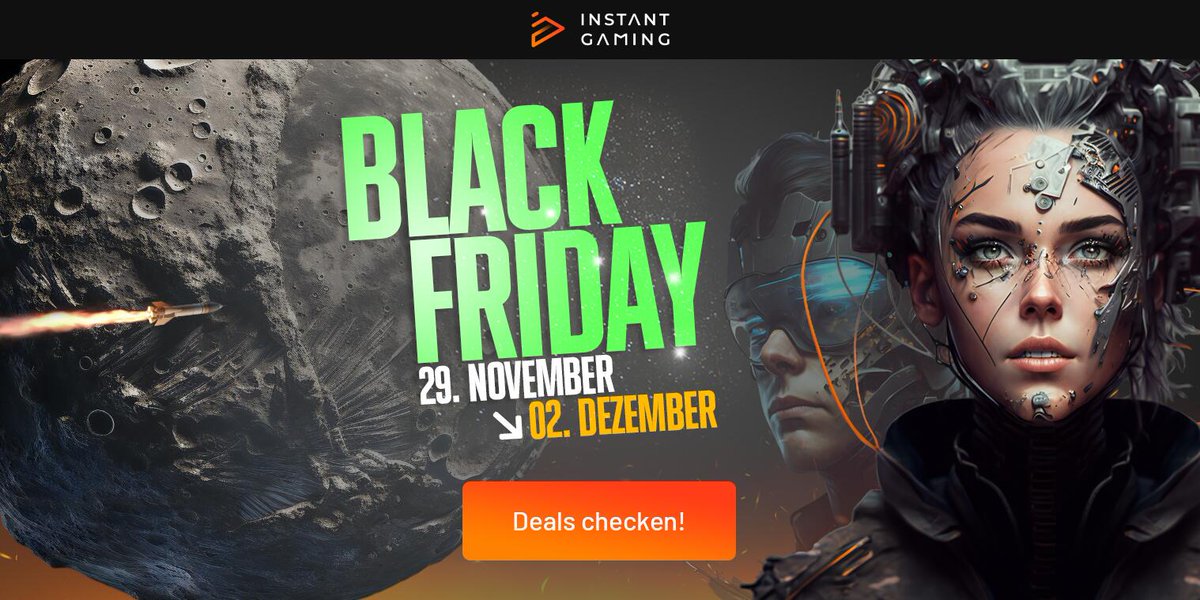 Über all sprießen die Back Friday Angebote aus dem Shops. Auch unser Partner Instant Gaming hat natürlich so Schnäppchen vorbereitet.
guildnews.de/partner-black-…