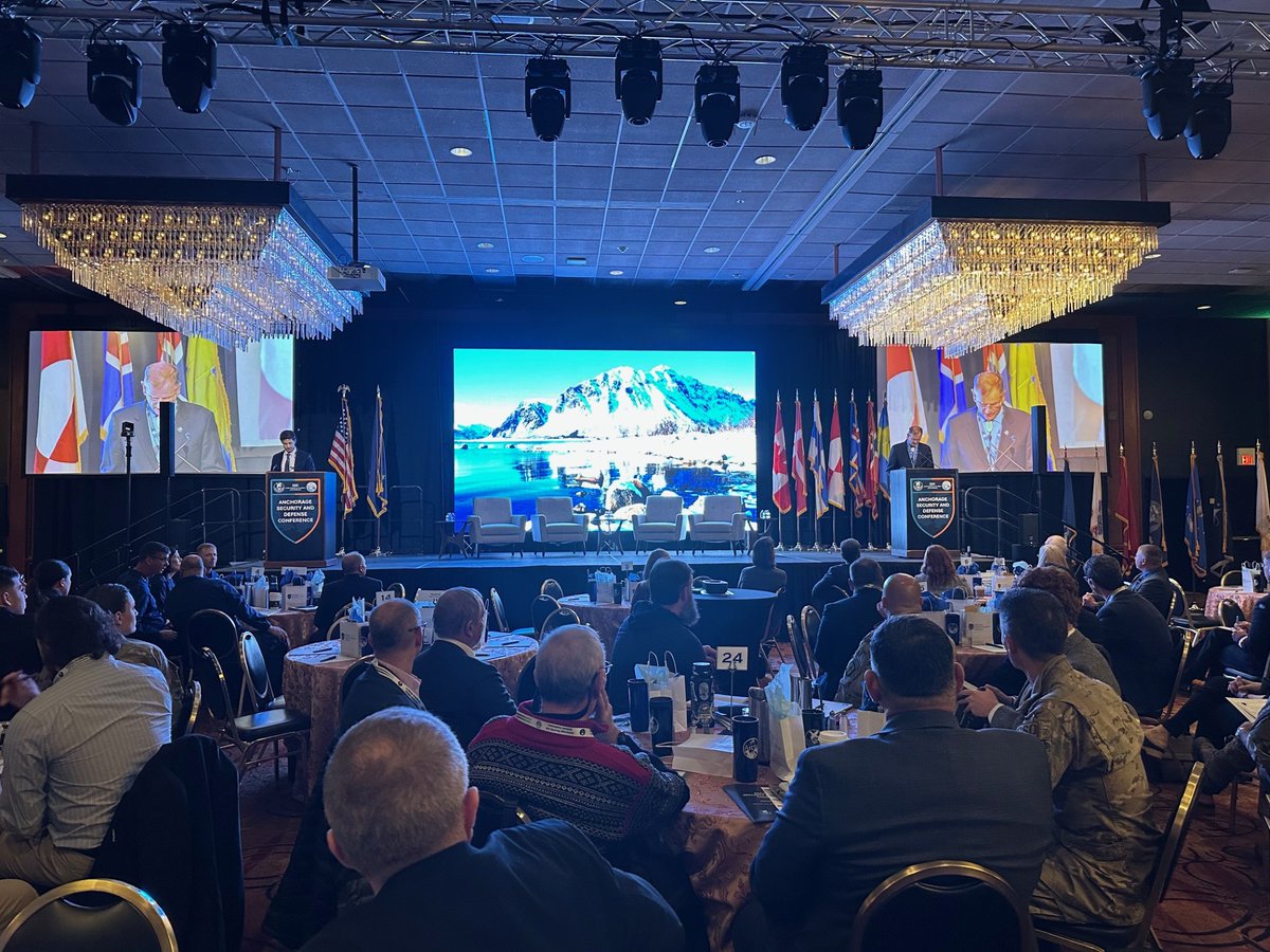 CCASCOE (@nato_ccascoe) on Twitter photo Martin Aarnaes represented CCASCOE at the Alaska Defense & Security Conference last week, co-leading a session with Canada's <a href="/NationalDefence/">National Defence</a> on Arctic climate security. Kudos to Randy Church Kee and the @TedStevensCtr team for an outstanding event!
#ASDC24 <a href="/martinaarnaes/">MA</a> Martin Aarnaes represented CCASCOE at the Alaska Defense & Security Conference last week, co-leading a session with Canada's <a href="/NationalDefence/">National Defence</a> on Arctic climate security. Kudos to Randy Church Kee and the @TedStevensCtr team for an outstanding event!
#ASDC24 <a href="/martinaarnaes/">MA</a>