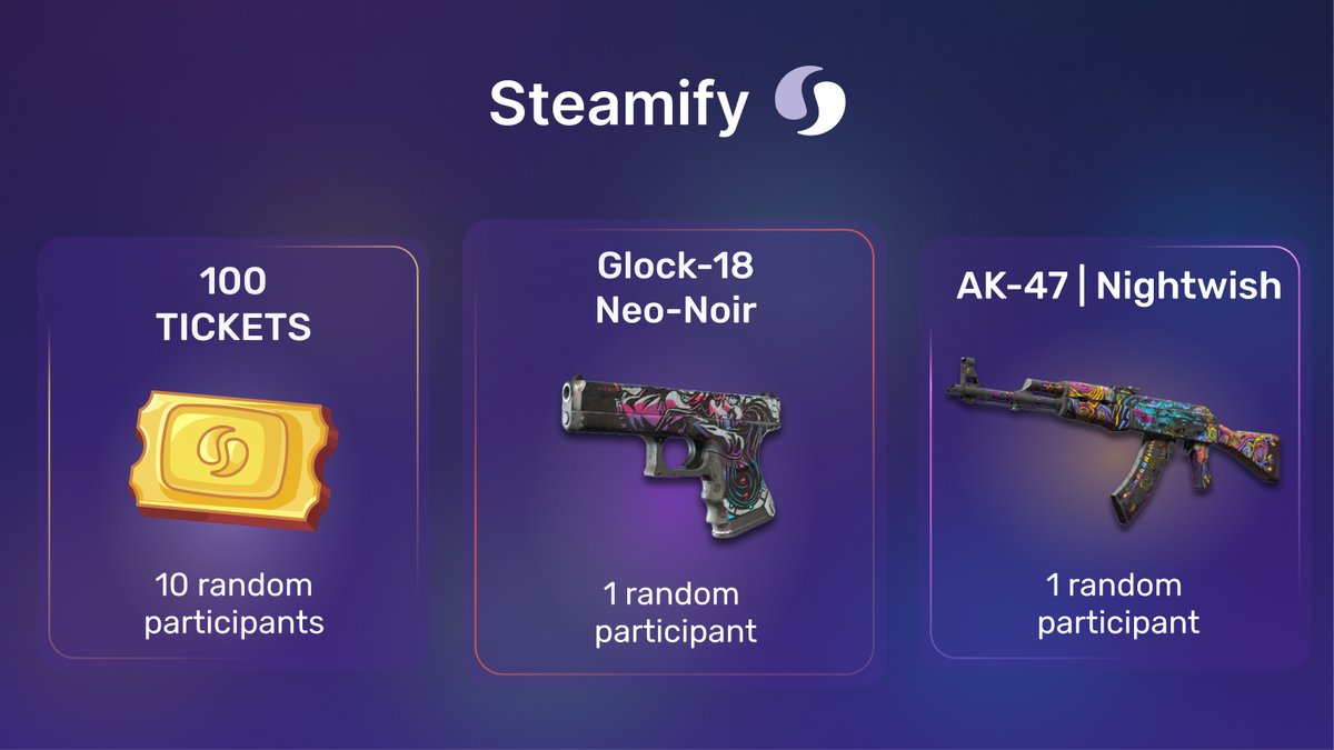 Steamify — a platform for gamers! tweet media