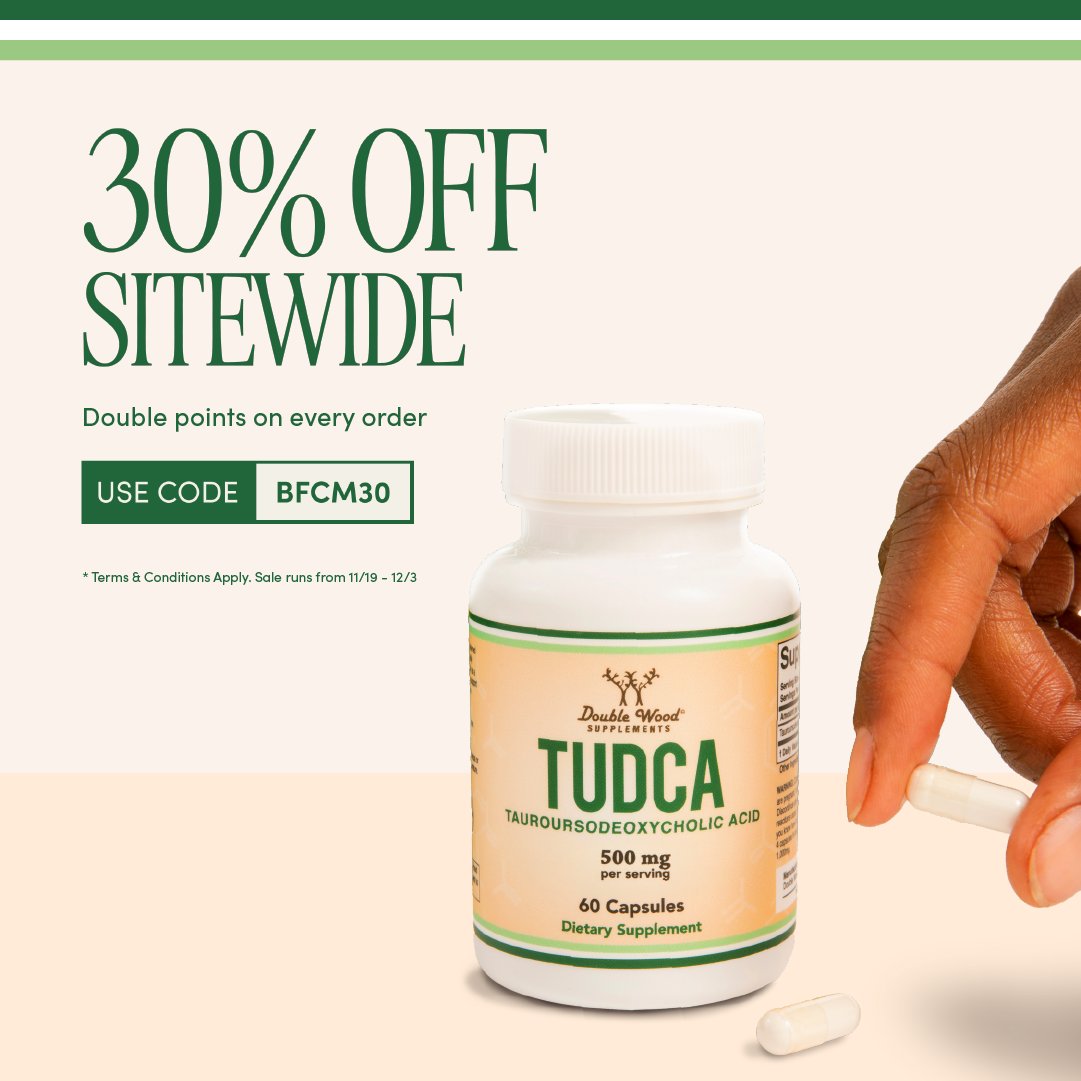 SupplementsDW's tweet photo. Enjoy 30% your one-time purchase with code BFCM30 at checkout - https://t.co/jWdaCn1scY
#DoubleWoodSupplement #BlackFriday #CyberMonday #Deals #SmartShopper #SupplementStacker #HealthIsAGift #GiftOfWellness #HealthyLifestyle #FitSpo #WeBottleWellness https://t.co/wA7sraFuzD