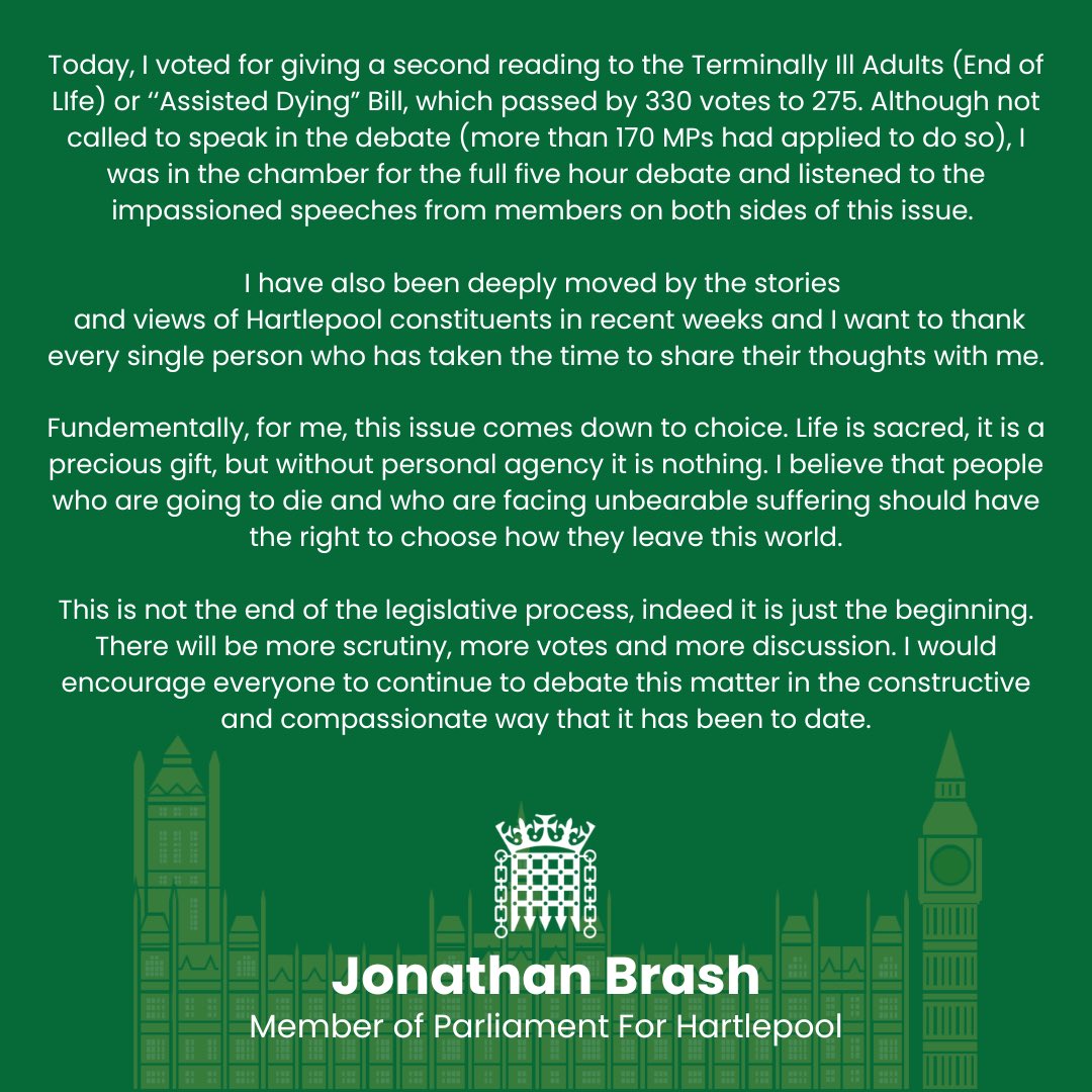 Jonathan Brash MP tweet media