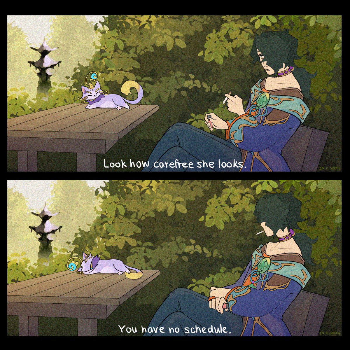 wyverlyde's tweet photo. hwei joke animation
#fanart #ArtofLegends #Hwei https://t.co/6W7njWfIgi