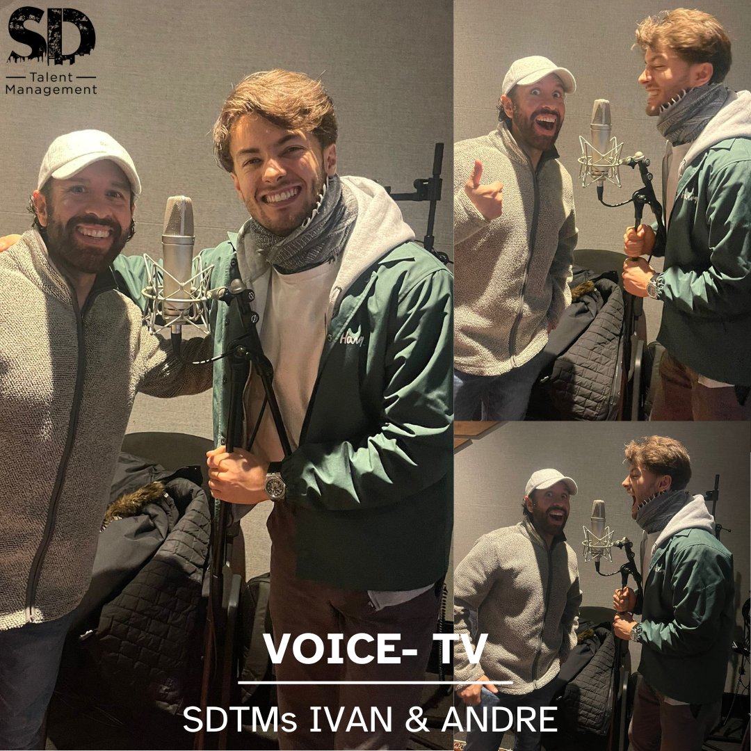 sdtm_sd's tweet photo. 🎧VOICE WORK - TV 🎙️
Two Mexican artists walked into a recording studio…
AND SO MUCH FUN WAS HAD!

Love seeing #SDTMs Andre and Ivan working together on a new TV series, in a voice capacity.

#Voice #Studio #TV
#SDtalent #MCR #LDN #LA https://t.co/6wvilPck0R