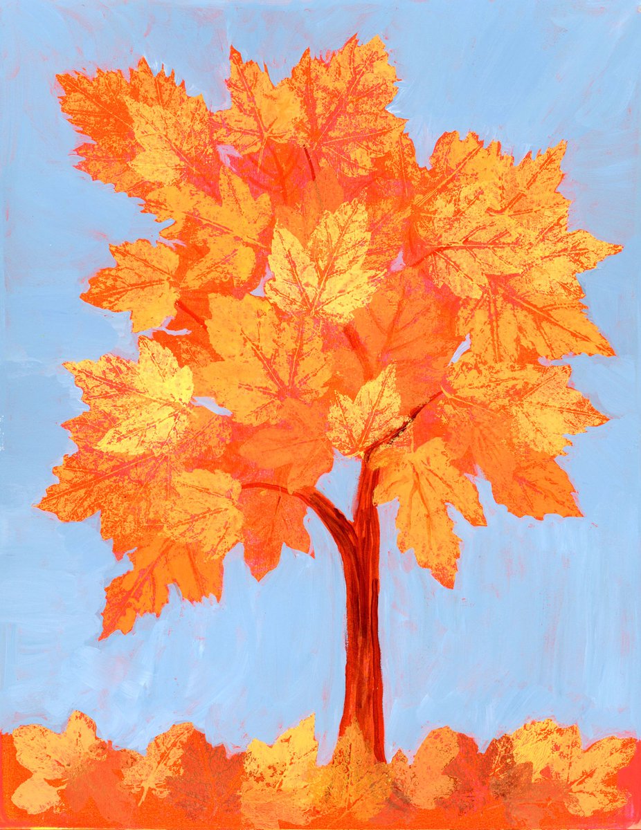 Here's some of my new "Autumn Trees" collection of prints. Yes they are all for sale, but since I'm no longer on Etsy  (long story) please DM me if you would like one.