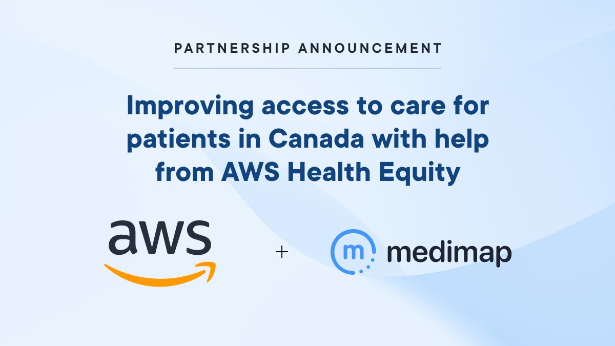 Medimap (@medimaphealth) on Twitter photo We are happy to share that Medimap is now part of the $40 million <a href="/awscloud/">Amazon Web Services</a> Health Equity Initiative and joins only a handful of startups in the world chosen for their impact on the population at large. This award will accelerate our mission to improve healthcare access across We are happy to share that Medimap is now part of the $40 million <a href="/awscloud/">Amazon Web Services</a> Health Equity Initiative and joins only a handful of startups in the world chosen for their impact on the population at large. This award will accelerate our mission to improve healthcare access across