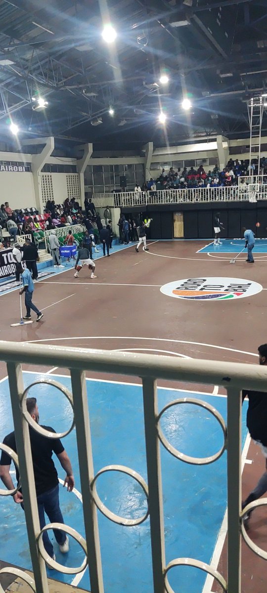 kithinji's tweet photo. @kipmurkomen nyayo basketball court roof is leaking in the middle of a FIBA regional tournament. We can do better than this. https://t.co/qrVuYmUhmd