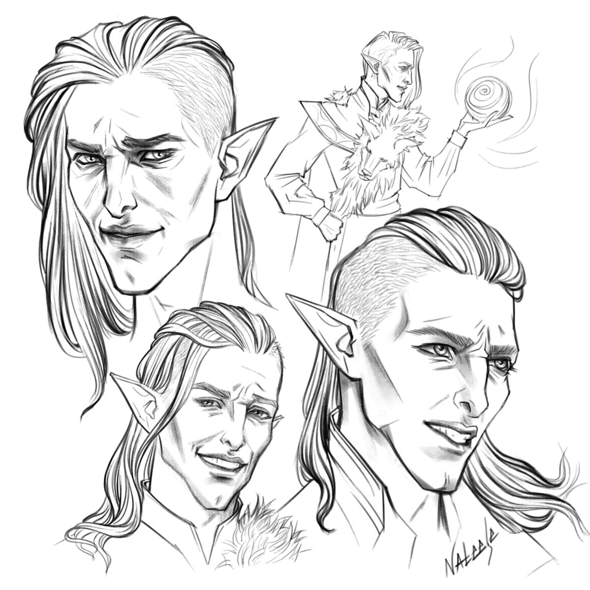 nateese_art's tweet image. #DragonAgeVeilguard #DragonAgeTheVeilguard #DragonAge #SOLAS #Solas