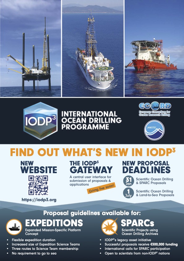 Visit the new  IODP³ website #InternationalOceanDrillingProgramme #KeepDrilling iodp3.org