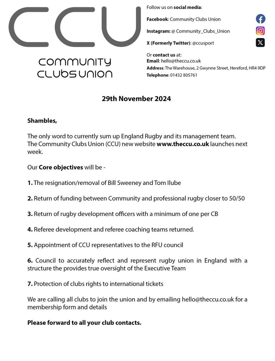Community Clubs Union (@ccusport) on Twitter photo 