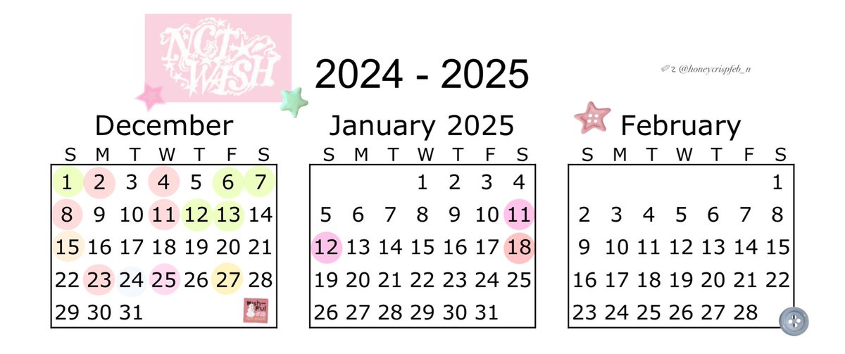 honeycrispfeb_n's tweet photo. [อัพเดท] ตารางงาน น้องวิช NCT WISH 

🎄 วันที่ 25.12.2024
คัมแบคญี่ปุ่น WISHFUL 🇯🇵
🏆วันที่ 27.12.2024 
เข้าร่วมงาน AAA 🇹🇭
🎟️ วันที่ 11-12/01/2025 
คอนเสิร์ต SMTOWN ครบรอบ 30 ปี 🇰🇷
✍🏻 วันที่ 18.01.2025 
Fansign + Meet &amp; Greet in BKK 🇹🇭

＊ เอเชียทัวร์ 2025 ยังไม่ประกาศประเทศเพิ่ม https://t.co/oEfNr2hxIs