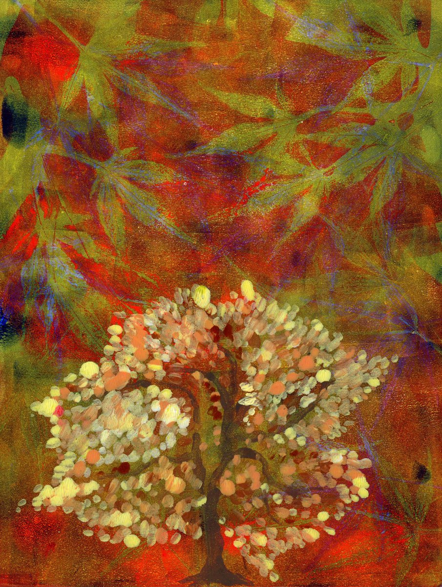 Some of my new "Autumn Trees" collection of prints. Yes they are all for sale, but since I'm no longer on Etsy  (long story) please DM me if you would like one.