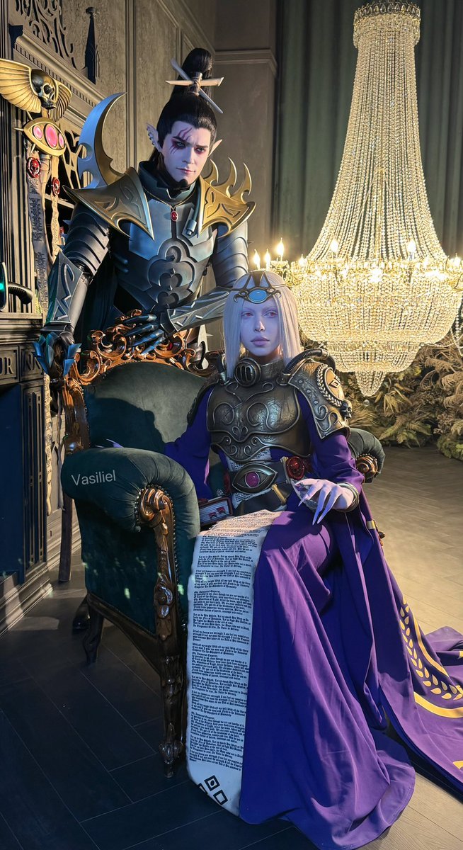 Marazhai Aezyrraesh and Cassia Orsellio from Warhammer 40000 : Rogue trader