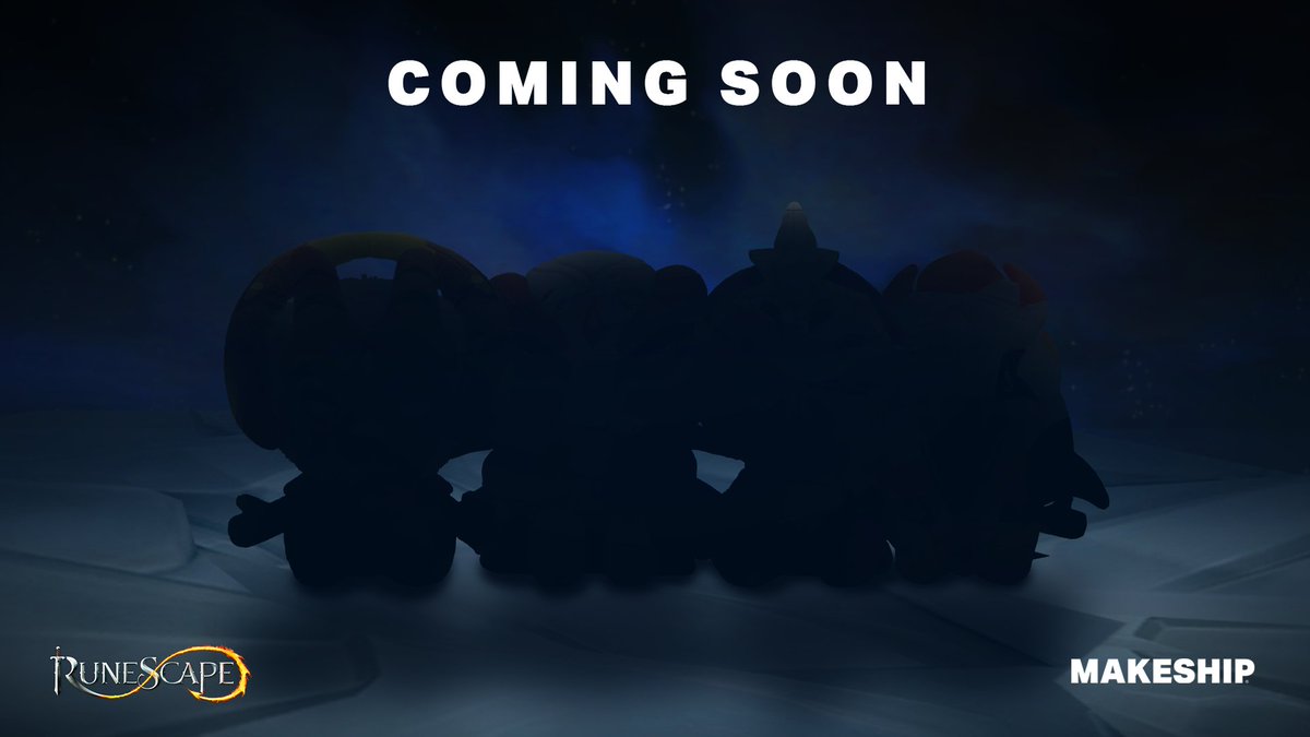 Makeship's tweet photo. Gielinor is descending...⚡️ straight onto your shelves. 🥰

The RuneScape: Gods of Gielinor collection drops December 2, 2024 --get ready to choose your god! 👀⚔️! https://t.co/7PXGi5L7zq