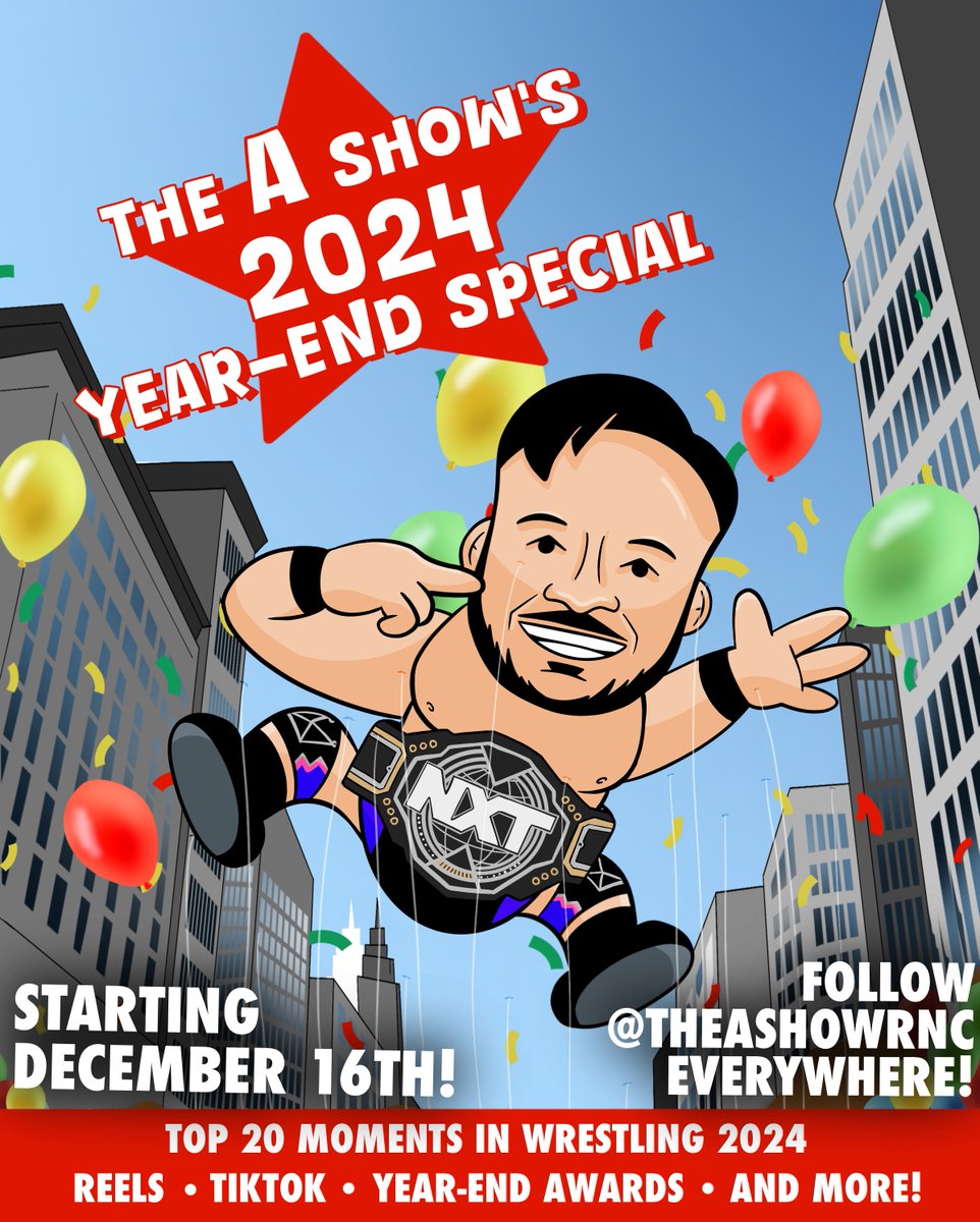 It's that time of the year already! 🎈🎉

The A Show's Year-End Special season beings. We're breaking down the best (and the worst) things in wrestling of 2024, starting on December 16.

Subscribe and stay tuned!