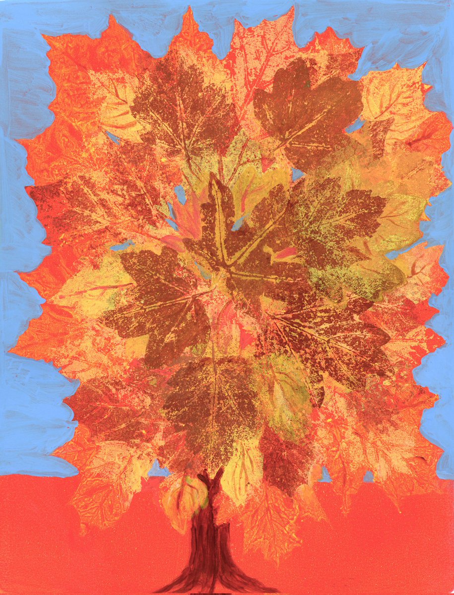 Some of  new "Autumn Trees" collection of prints. Yes they are all for sale, but since I'm no longer on Etsy  (long story) please DM me if you would like one.