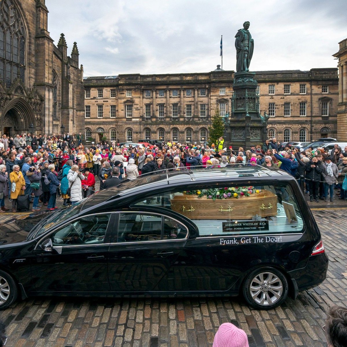 John O'Connell (@jdpoc) on Twitter photo Great send off for oor Janey Godley. Big crowds. She was much loved. Great send off for oor Janey Godley. Big crowds. She was much loved.
